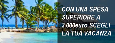 Con una spesa minima di 3000euro scegli la tua vacanza